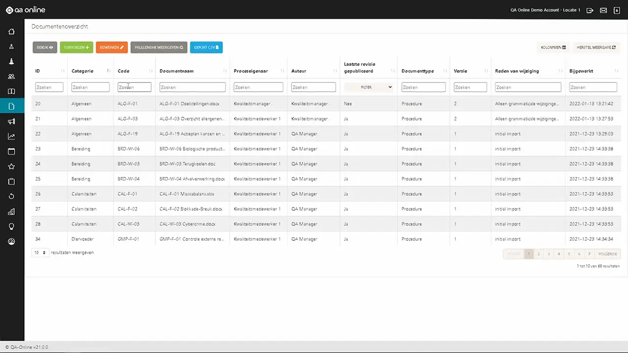Demo Documentmanagement